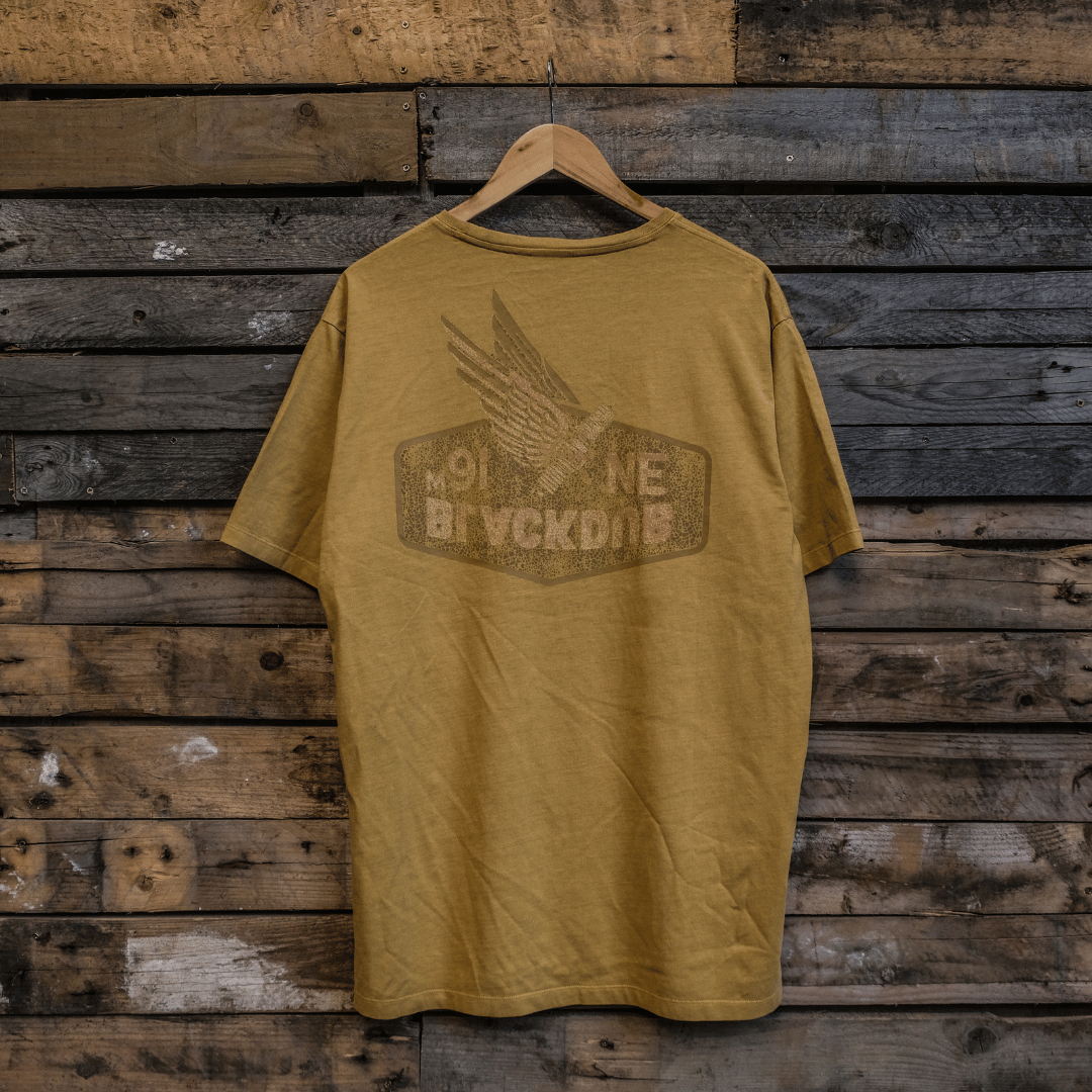 The Black Dub Mustard Wings Spark Plug Cotton Motorcycle Tee – Uggly & Co