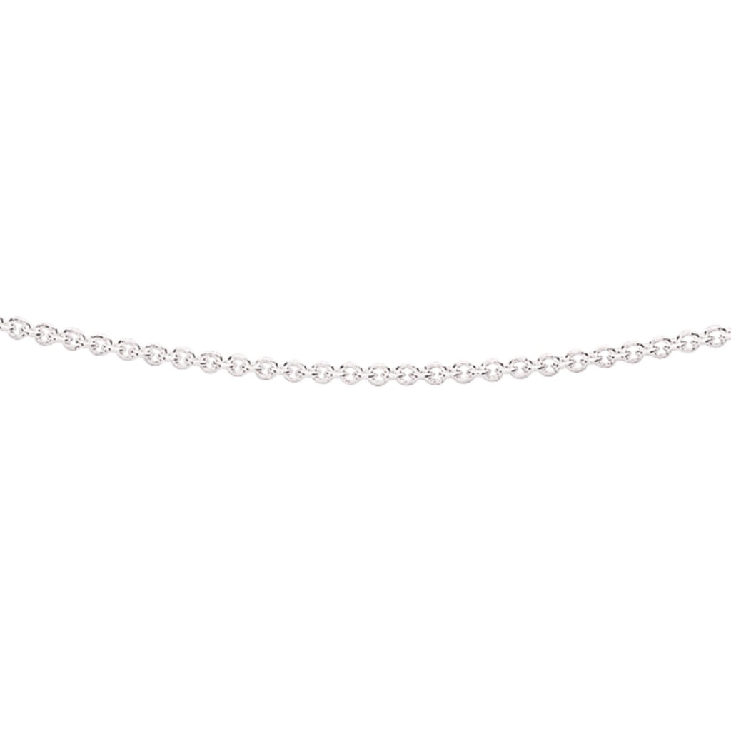 Sterling Silver Trace Chain Necklace with Bolt Ring by Gecko Jewellery