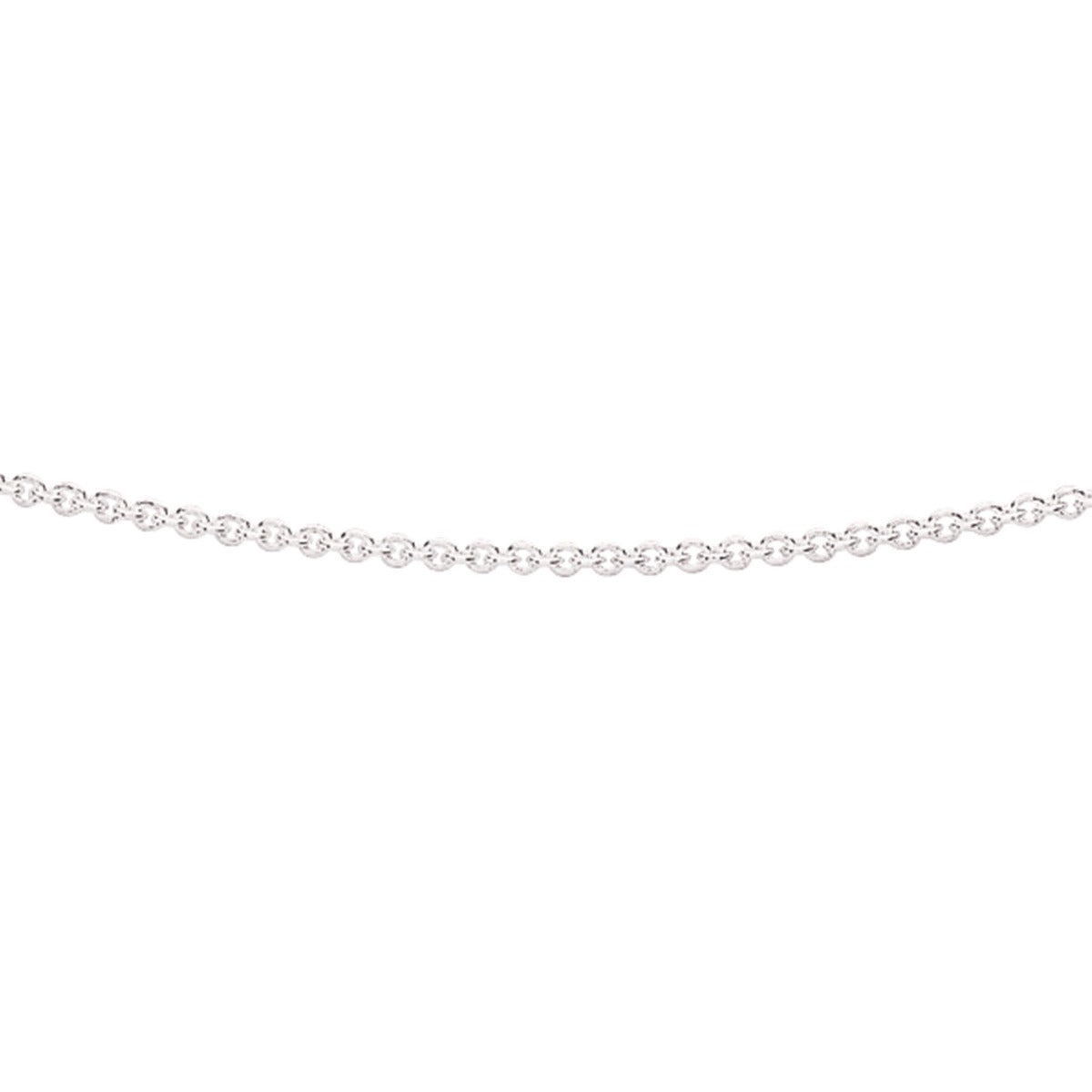 Sterling Silver Trace Chain Necklace with Bolt Ring by Gecko Jewellery