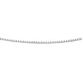 Gecko Jewellery Sterling Silver Box Chain Necklace with Extender