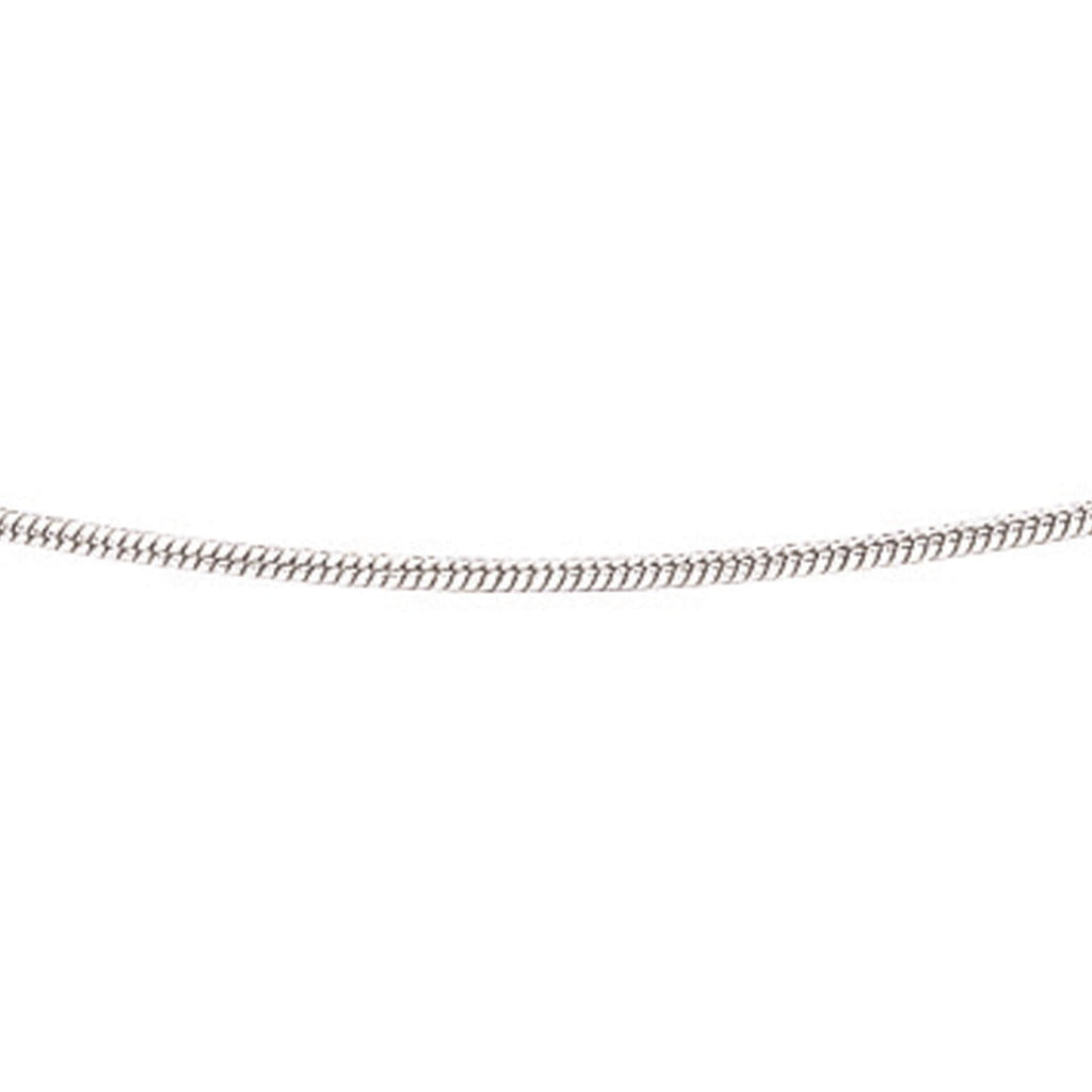 Gecko Jewellery Sterling Silver Snake Chain Necklace | 41cm-46cm