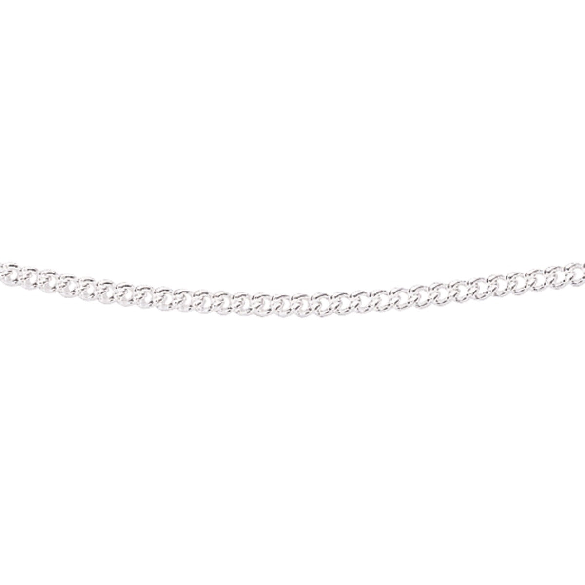 Sterling Silver Curb Chain with Extender | Gecko Jewellery Retail