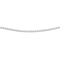 Gecko Jewellery Sterling Silver Box Chain Necklace | 41cm–46cm