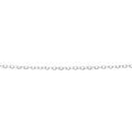 Gecko Jewellery Sterling Silver Diamond Cut Oval Link Chain Necklace