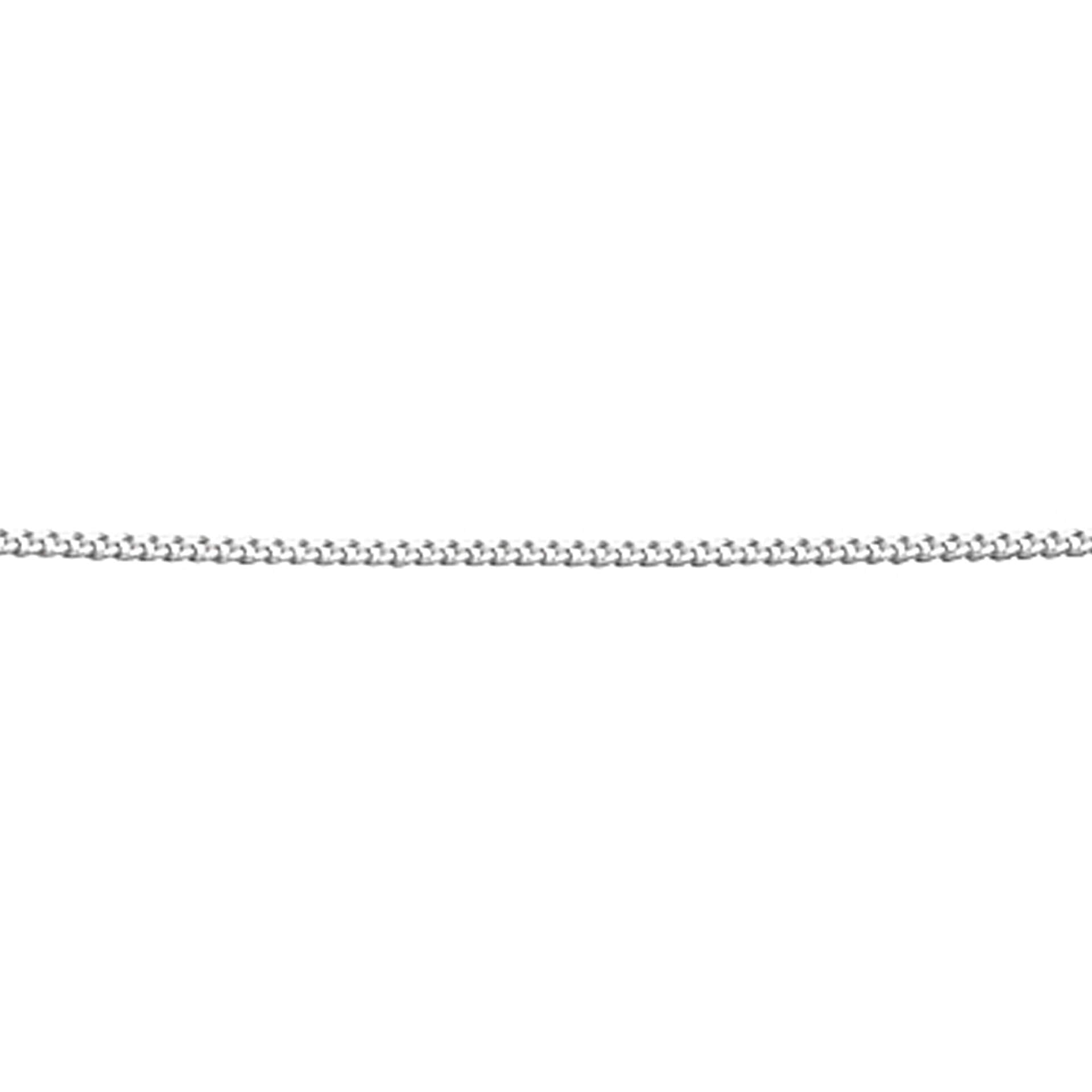 Gecko Jewellery Diamond Cut Curb Chain Necklace with Extender
