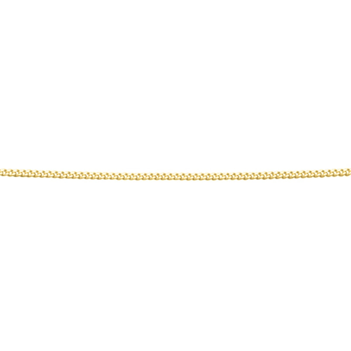 Gecko Jewellery Diamond Cut Curb Chain Necklace with Extender