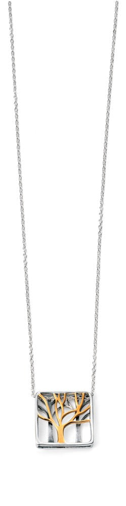 Tree of Life Necklace | Sterling Silver & Gold Plated | Gecko Jewellery