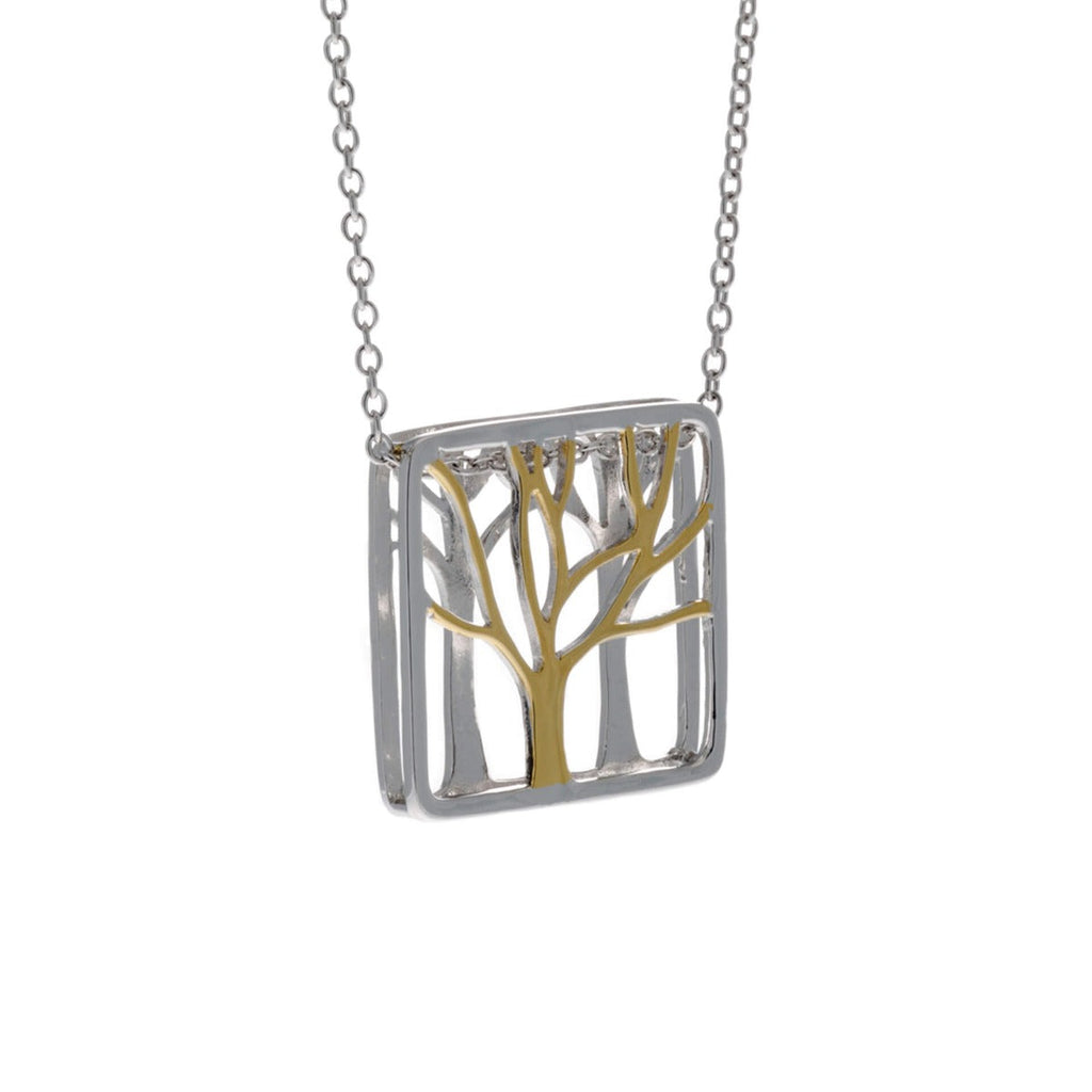 Tree of Life Necklace | Sterling Silver & Gold Plated | Gecko Jewellery