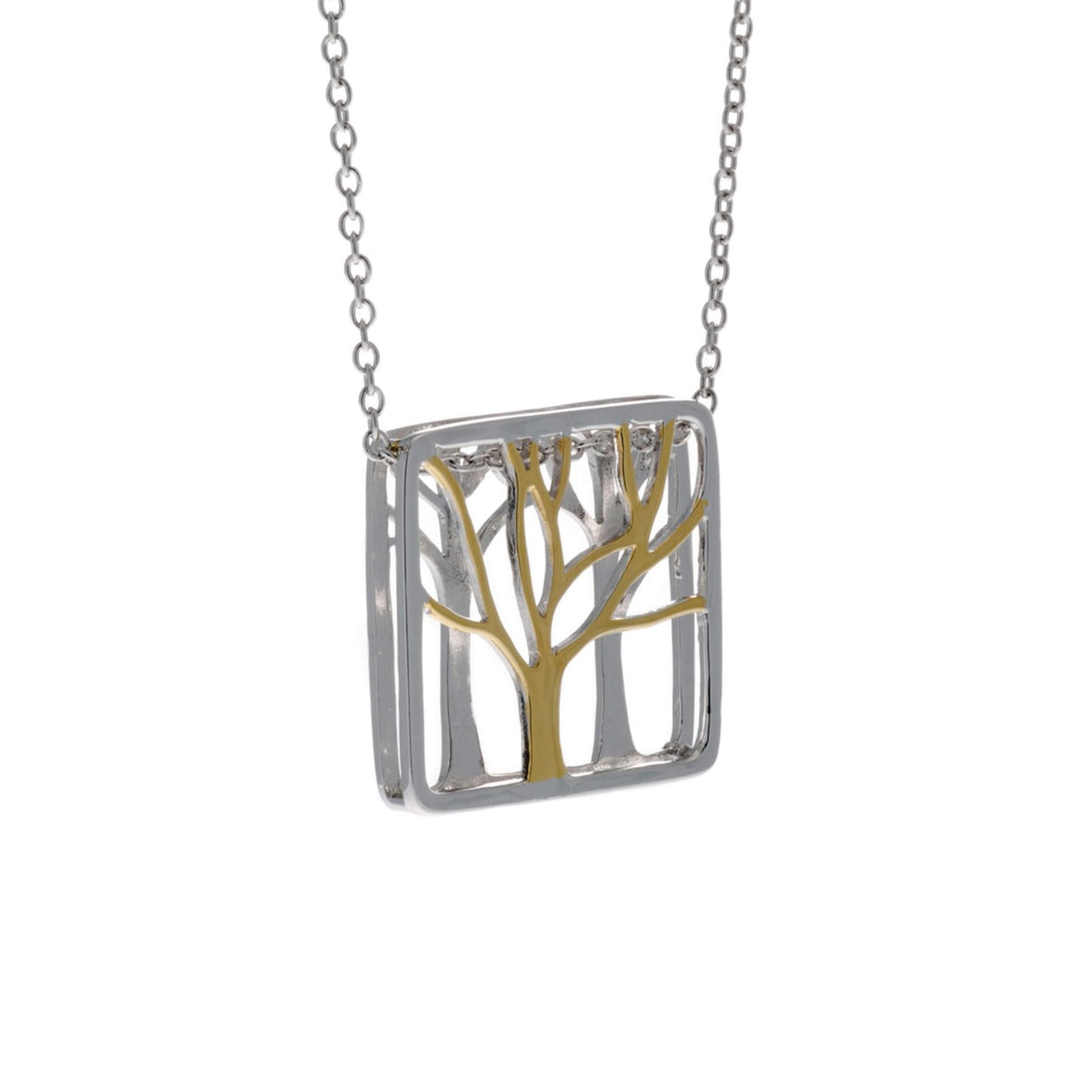 Tree of Life Necklace | Sterling Silver & Gold Plated | Gecko Jewellery