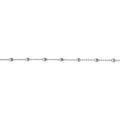 Gecko Jewellery Sterling Silver Multi Ball Station Chain Necklace