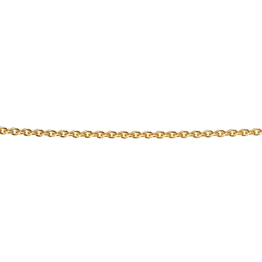 Gecko Jewellery Plated Sterling Silver Curb Chain Necklace – 56cm-61cm
