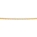 Gecko Jewellery Plated Sterling Silver Curb Chain Necklace – 56cm-61cm