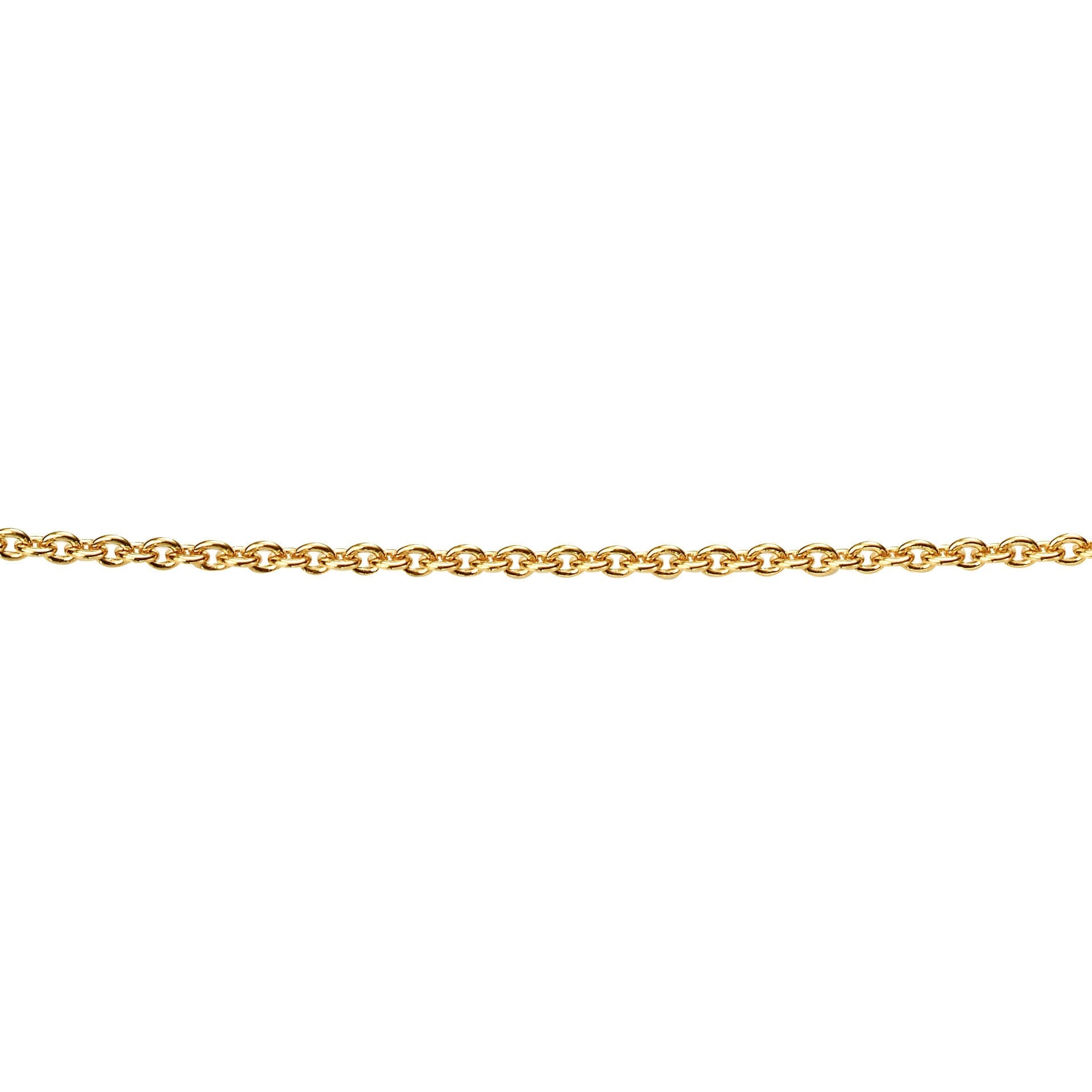 Gecko Jewellery Plated Sterling Silver Curb Chain Necklace – 56cm-61cm