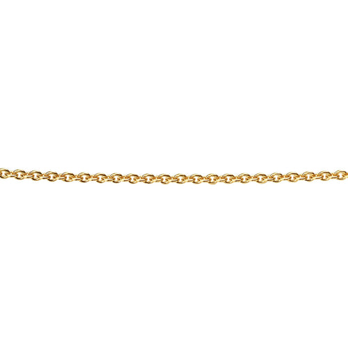 Gecko Jewellery Plated Sterling Silver Curb Chain Necklace – 56cm-61cm