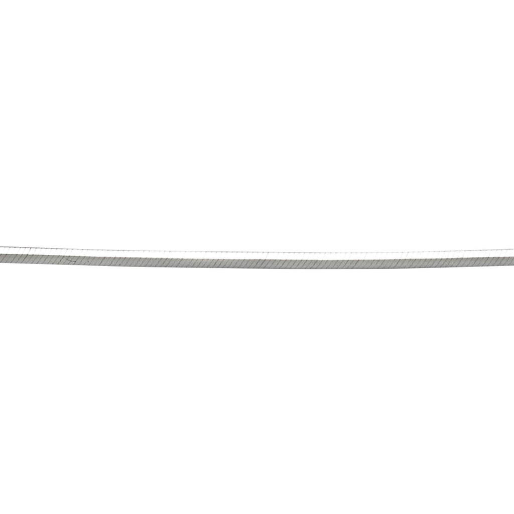 Gecko Jewellery Sterling Silver Snake Chain Necklace | 41cm-46cm