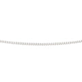 Gecko Jewellery Sterling Silver Diamond Cut Curb Chain – 83cm Length