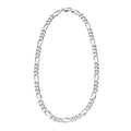 Gecko Jewellery Sterling Silver Heavyweight Figaro Chain Necklace – 51cm