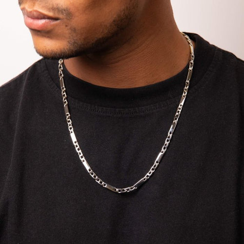 Gecko Jewellery Retail Bar Chain Necklace – Stainless Steel Jewelry