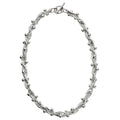 Beginnings Mexican Style Ball and Bar Necklace – Sterling Silver 42cm