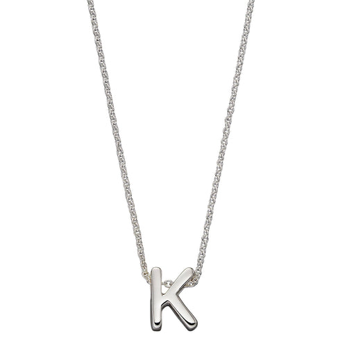 Gecko Jewellery Sterling Silver Initial Necklace - Personalised Gift