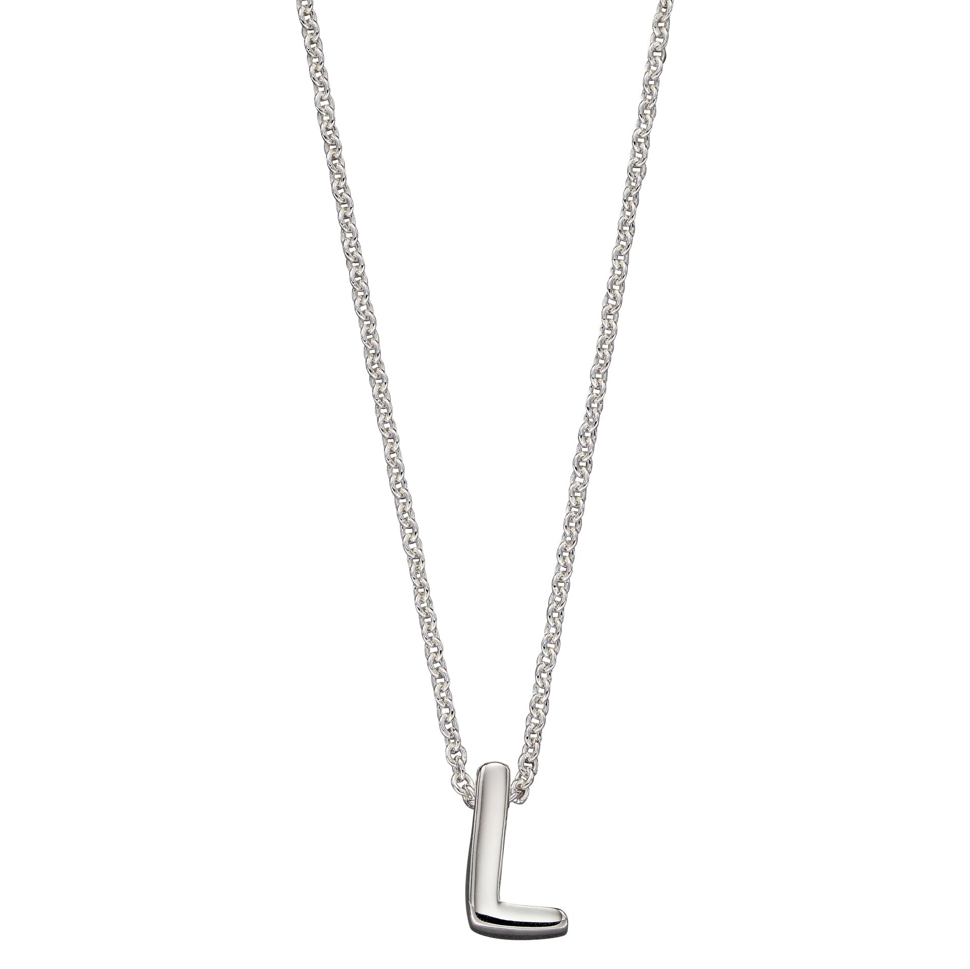 Gecko Jewellery Sterling Silver Initial Necklace - Personalised Gift