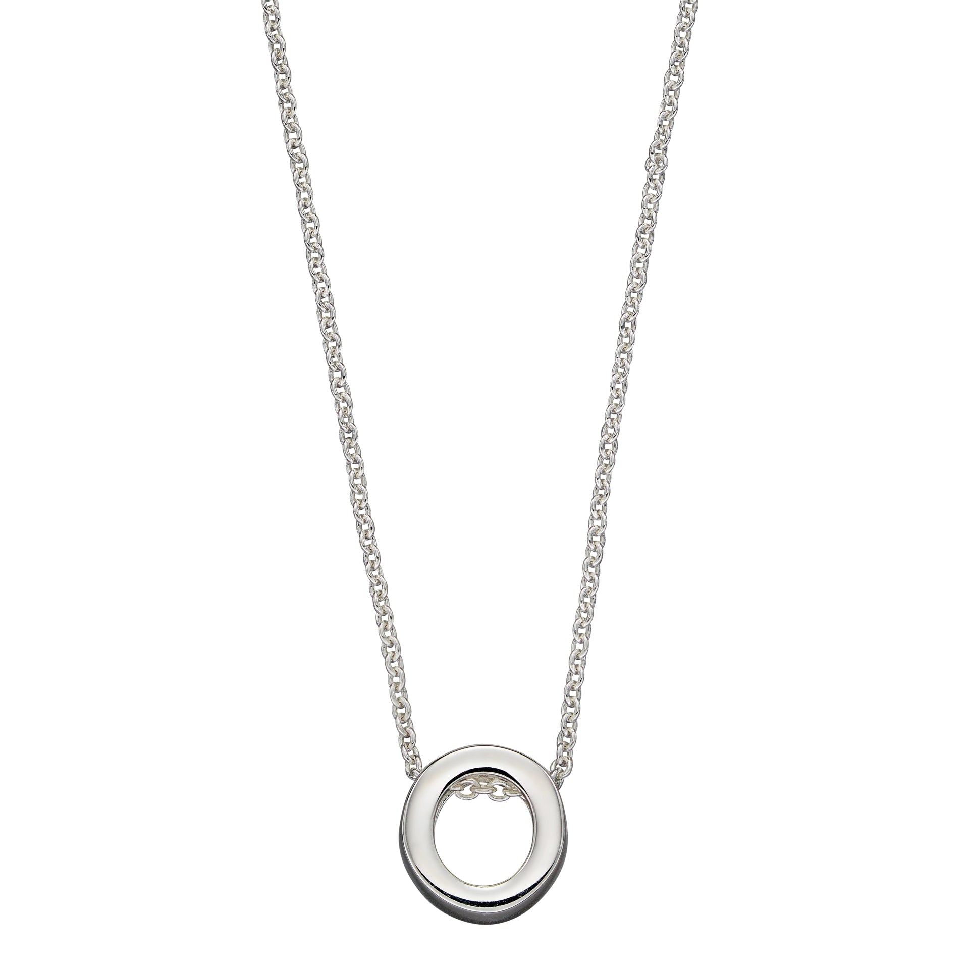 Gecko Jewellery Sterling Silver Initial Necklace - Personalised Gift