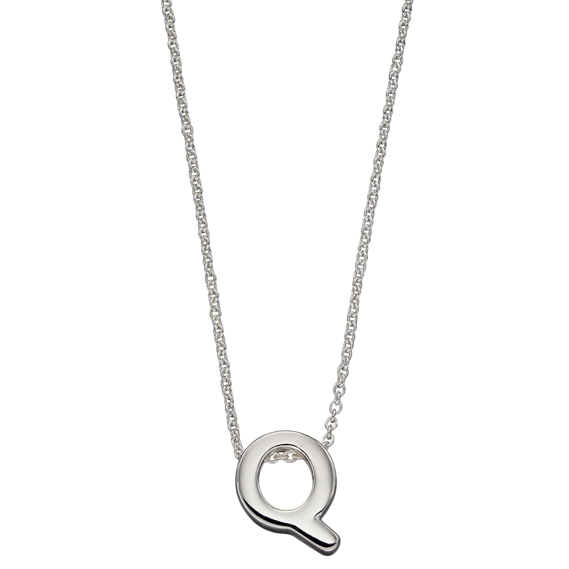 Gecko Jewellery Sterling Silver Initial Necklace - Personalised Gift
