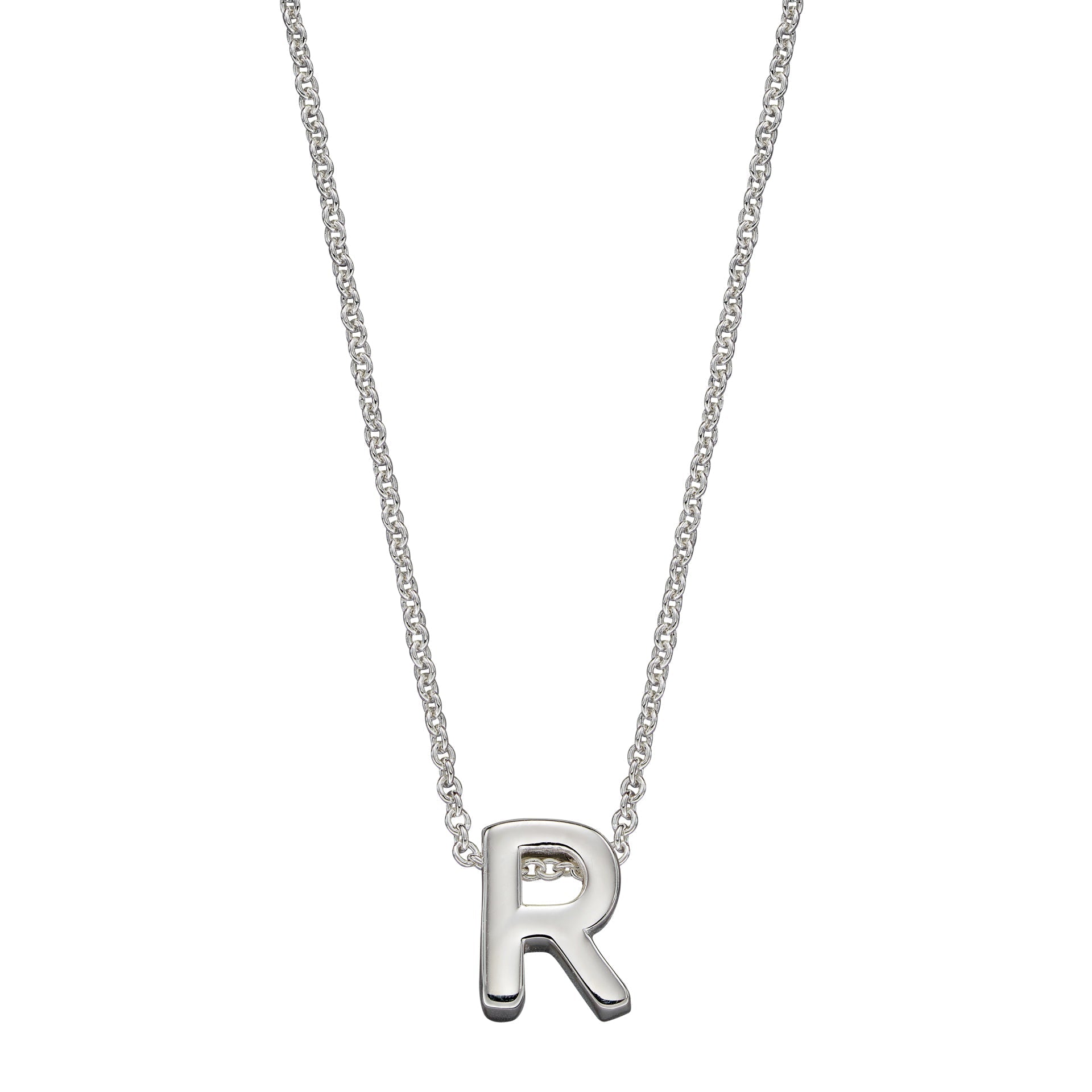 Gecko Jewellery Sterling Silver Initial Necklace - Personalised Gift