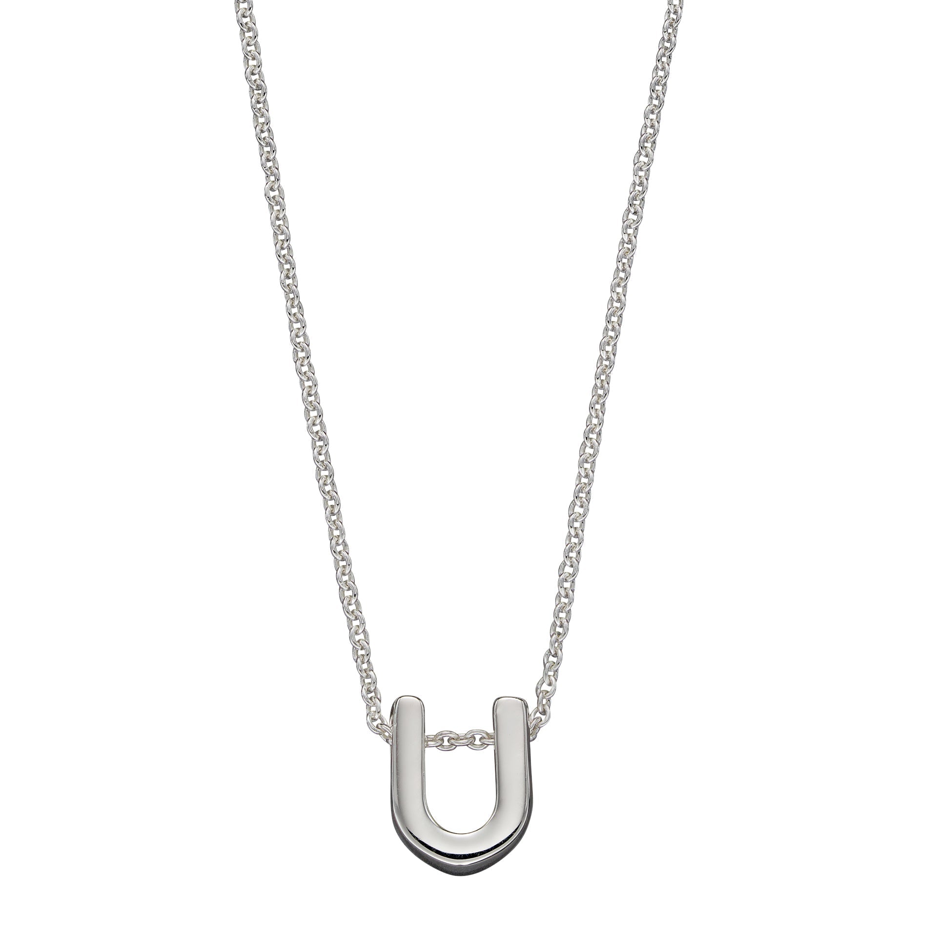 Gecko Jewellery Sterling Silver Initial Necklace - Personalised Gift