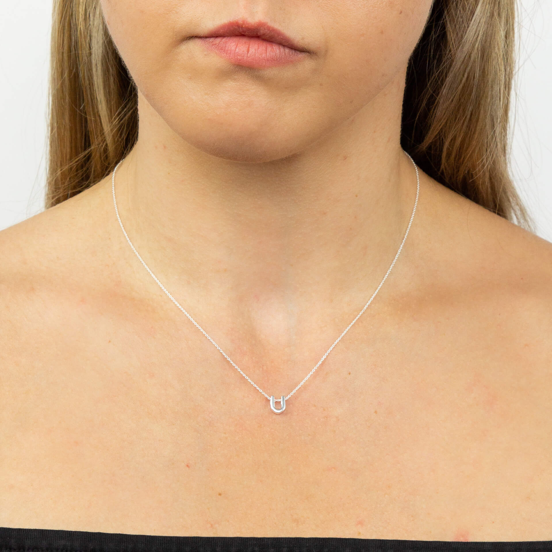 Gecko Jewellery Sterling Silver Initial Necklace - Personalised Gift