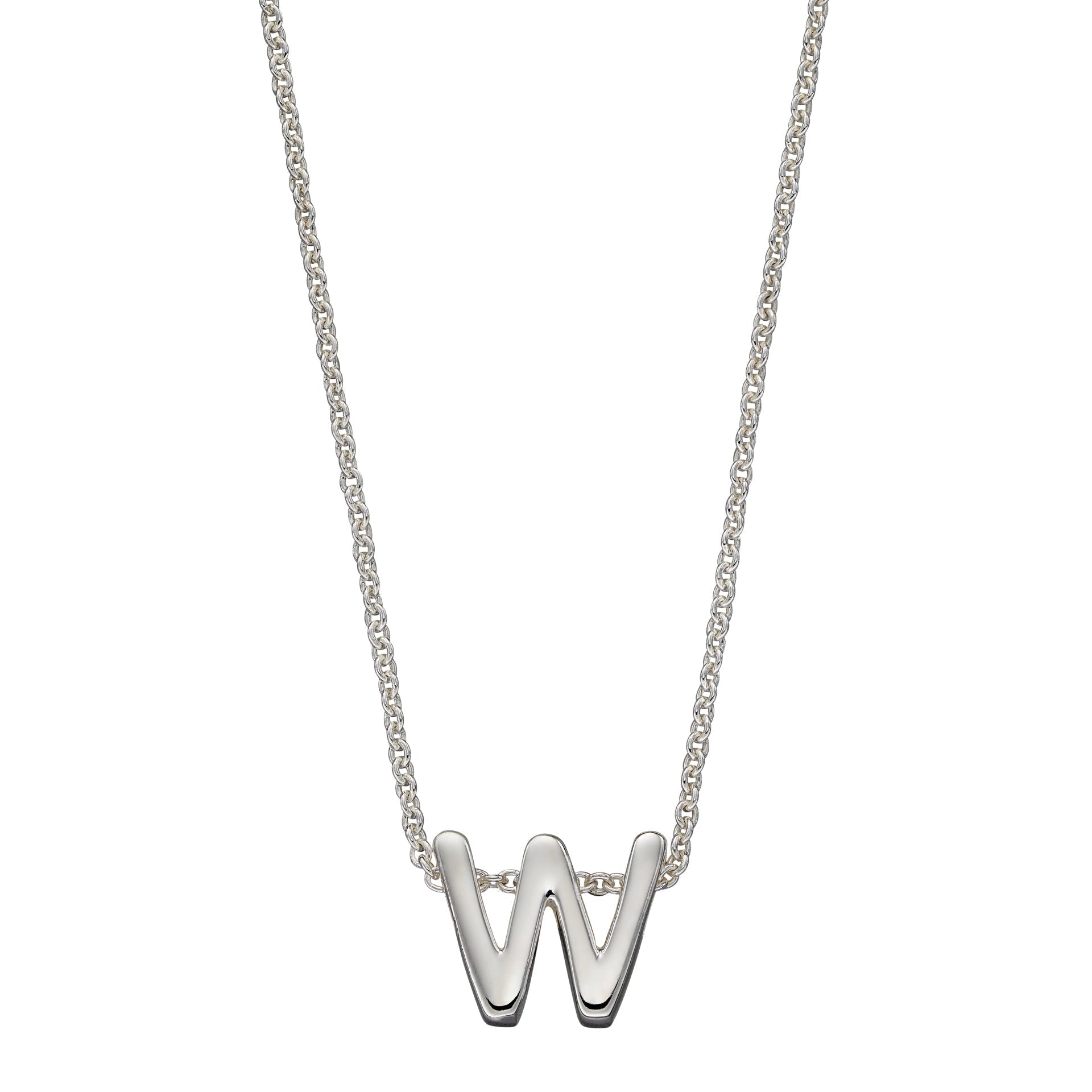 Gecko Jewellery Sterling Silver Initial Necklace - Personalised Gift