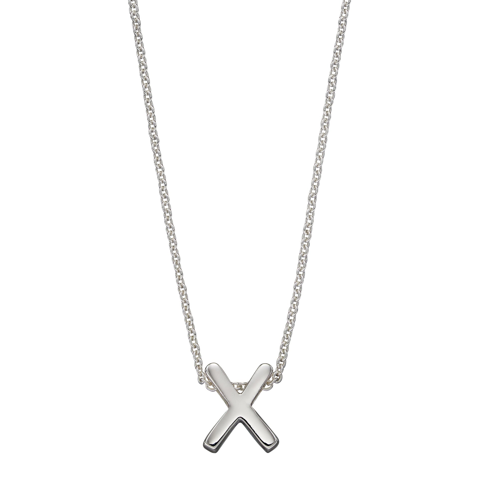 Gecko Jewellery Sterling Silver Initial Necklace - Personalised Gift