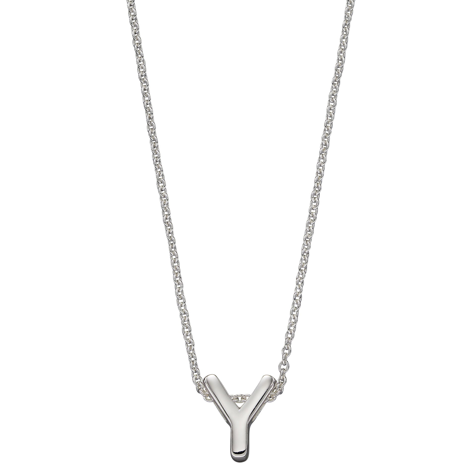 Gecko Jewellery Sterling Silver Initial Necklace - Personalised Gift