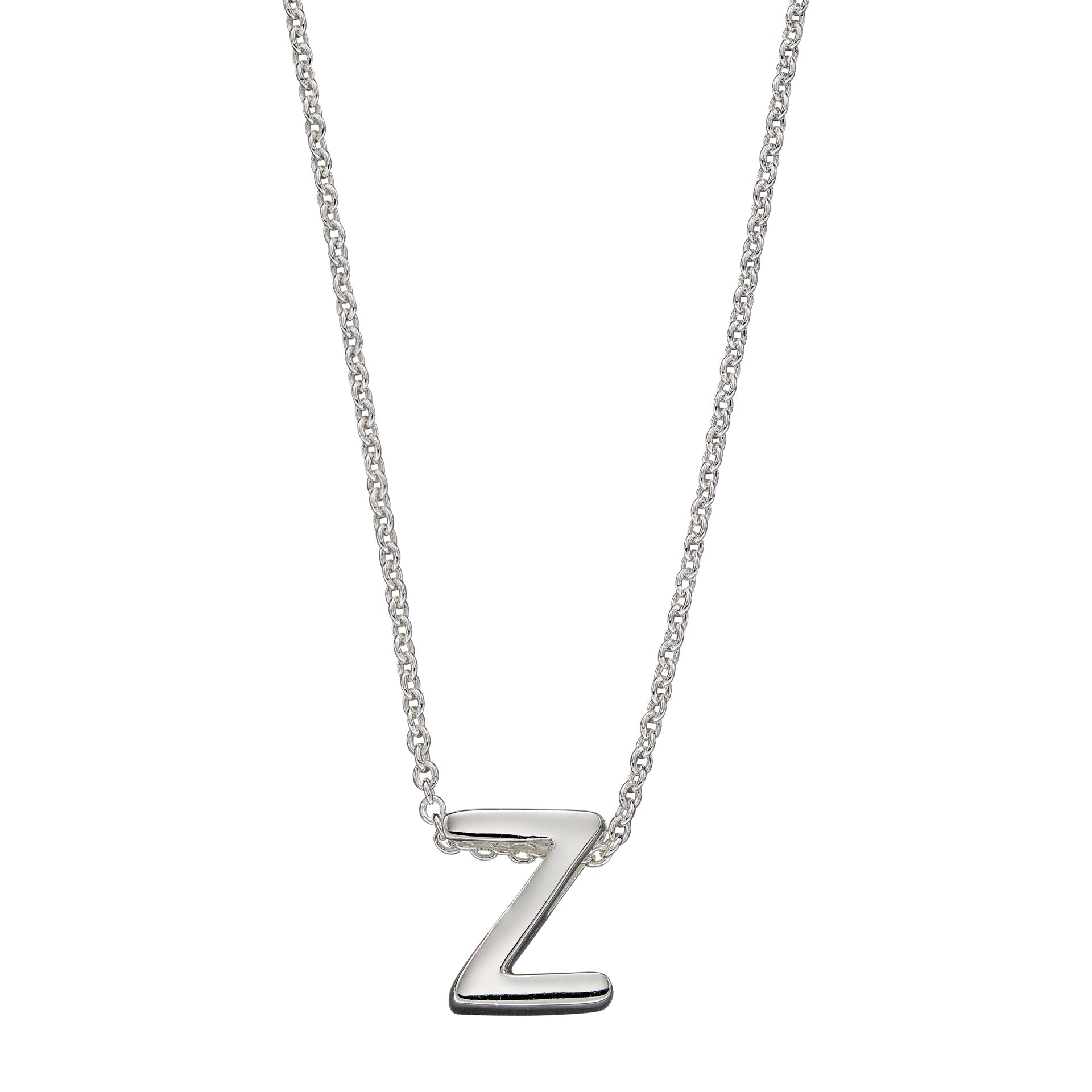 Gecko Jewellery Sterling Silver Initial Necklace - Personalised Gift