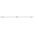 Gecko Jewellery Sterling Silver Fine Trace and Ball Chain – 41-46cm