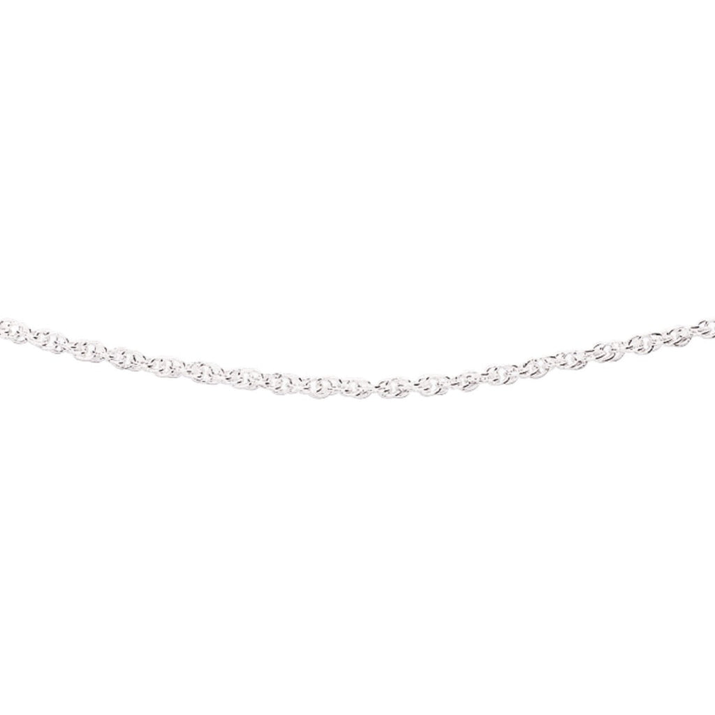 Gecko Jewellery Sterling Silver Prince of Wales Chain Necklace – 46cm