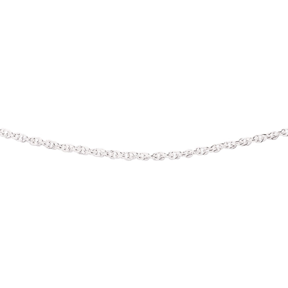 Gecko Jewellery Sterling Silver Prince of Wales Chain Necklace – 46cm
