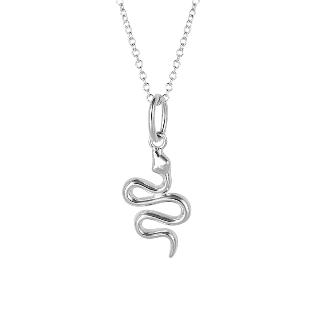 Snake Necklace in Recycled Sterling Silver by Gecko Jewellery Retail