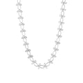 Gecko Jewellery Leaf Trio Chain Necklace | Recycled Sterling Silver