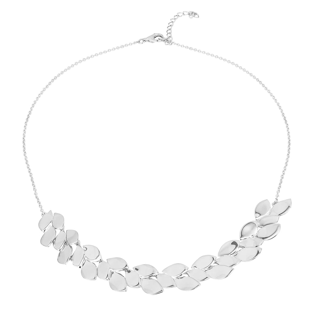 Gecko Jewellery Flowing Petals Necklace – Recycled Sterling Silver