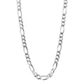 Gecko Jewellery Heavyweight Figaro Chain Necklace | 51cm Sterling Silver