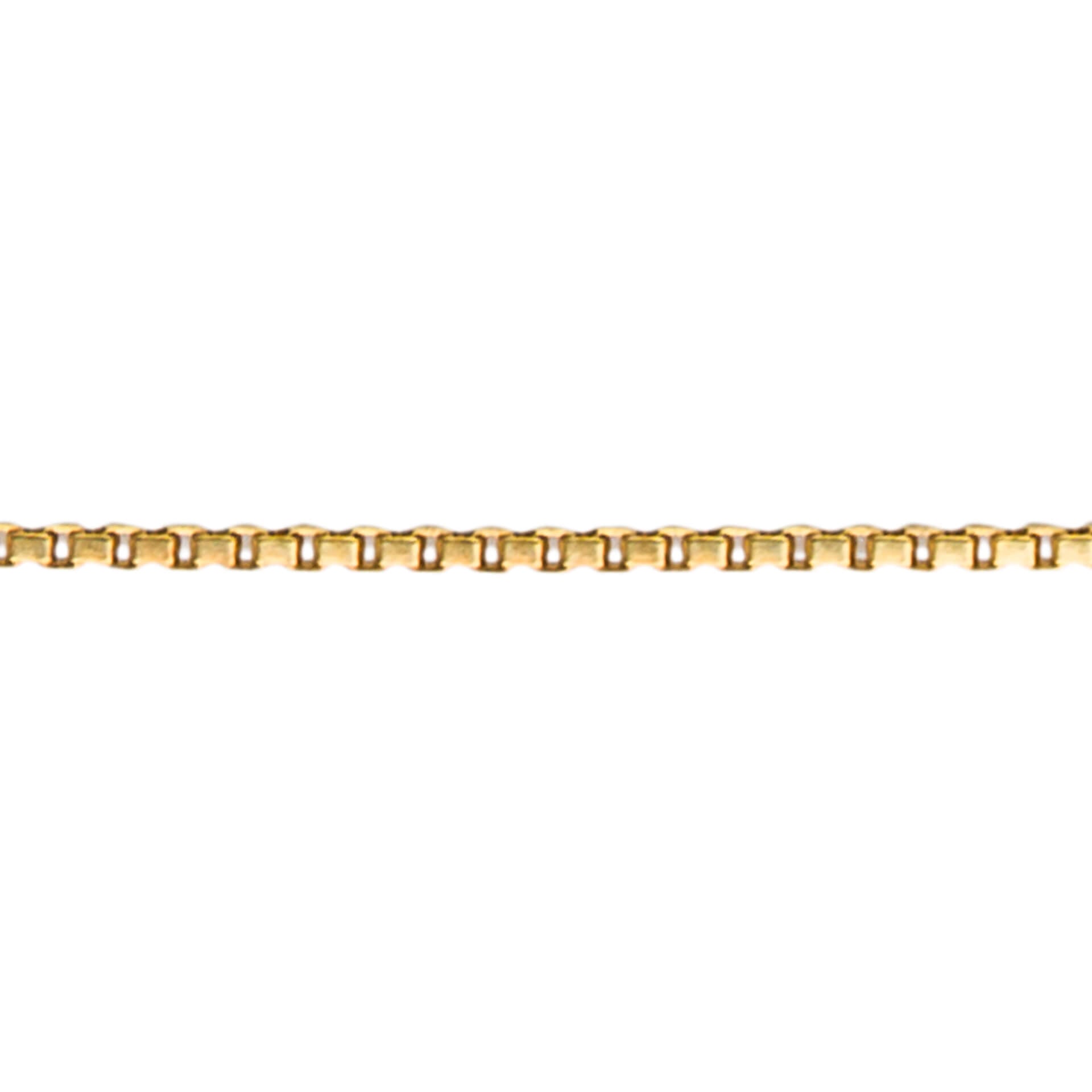 Gecko Jewellery Sterling Silver Box Chain Necklace with Extender