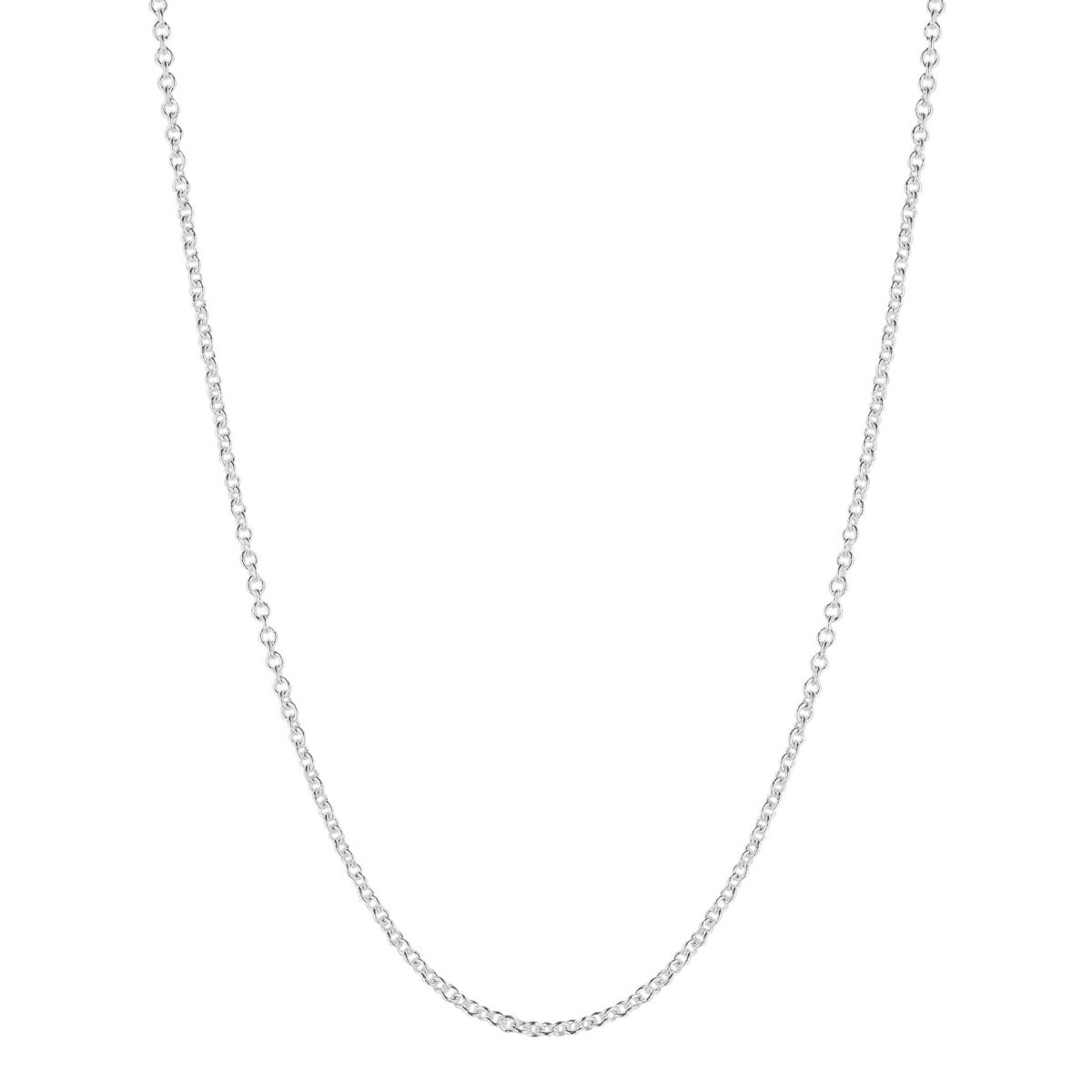 Gecko Jewellery Sterling Silver Heavyweight Trace Chain Necklace – 46cm