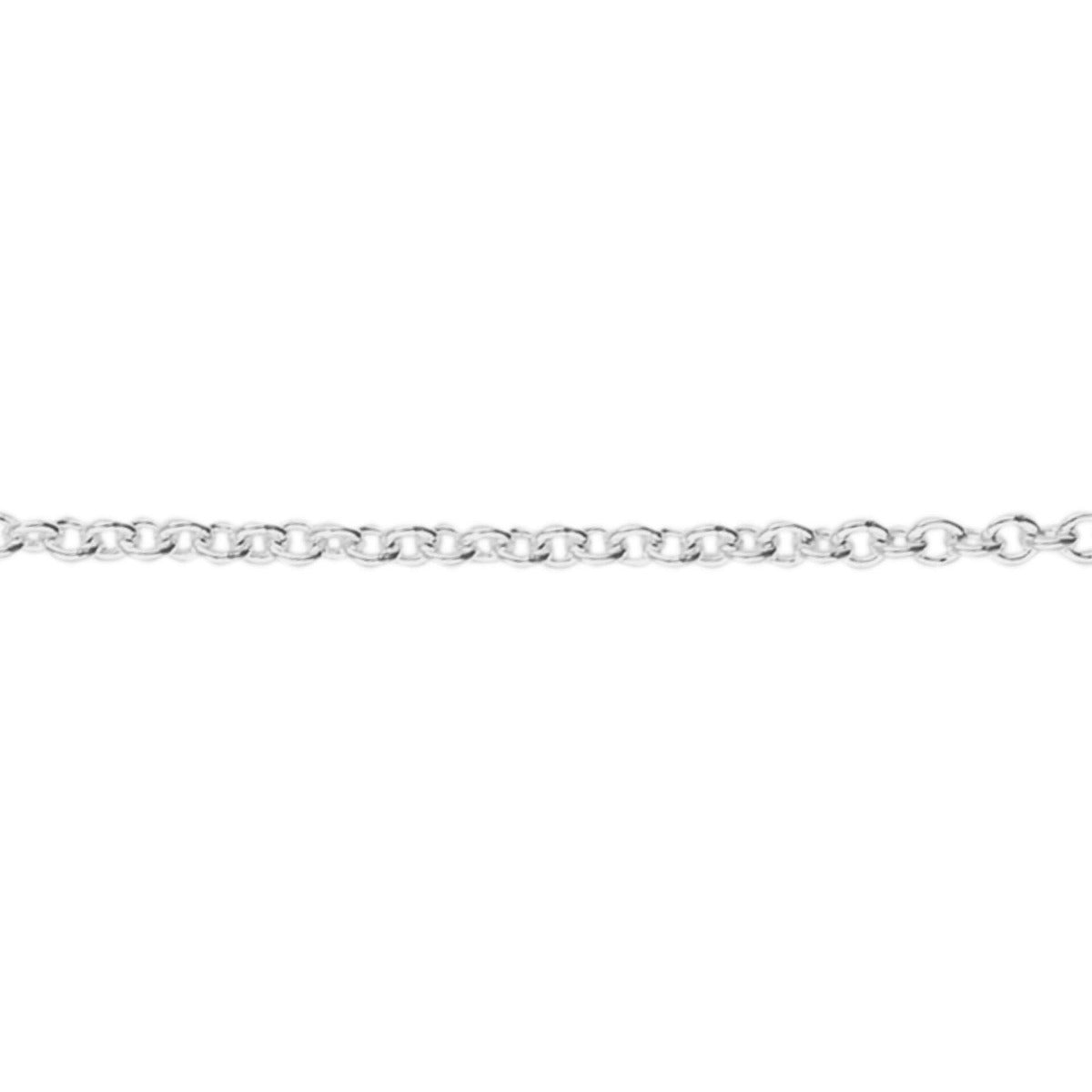 Gecko Jewellery Sterling Silver Heavyweight Trace Chain Necklace – 46cm