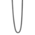 Gecko Jewellery Antique Plated Stainless Steel Necklace for Men
