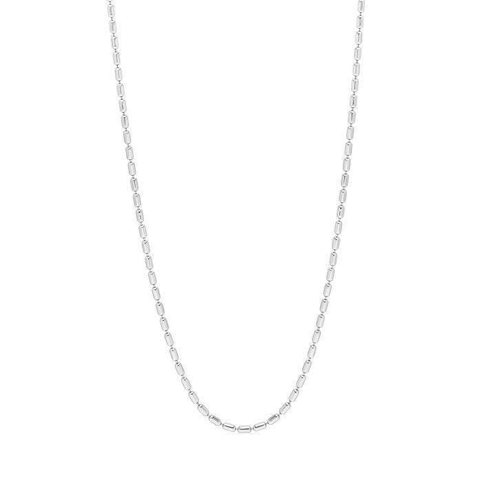 Fred Bennett Cilindro Chain – Recycled Sterling Silver - 61cm