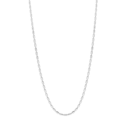 Fred Bennett Cilindro Chain – Recycled Sterling Silver - 61cm