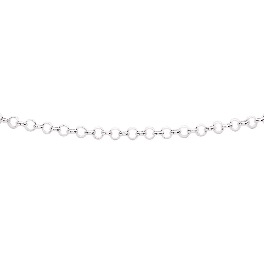 Gecko Jewellery Sterling Silver Round Belcher Chain with Bolt Ring
