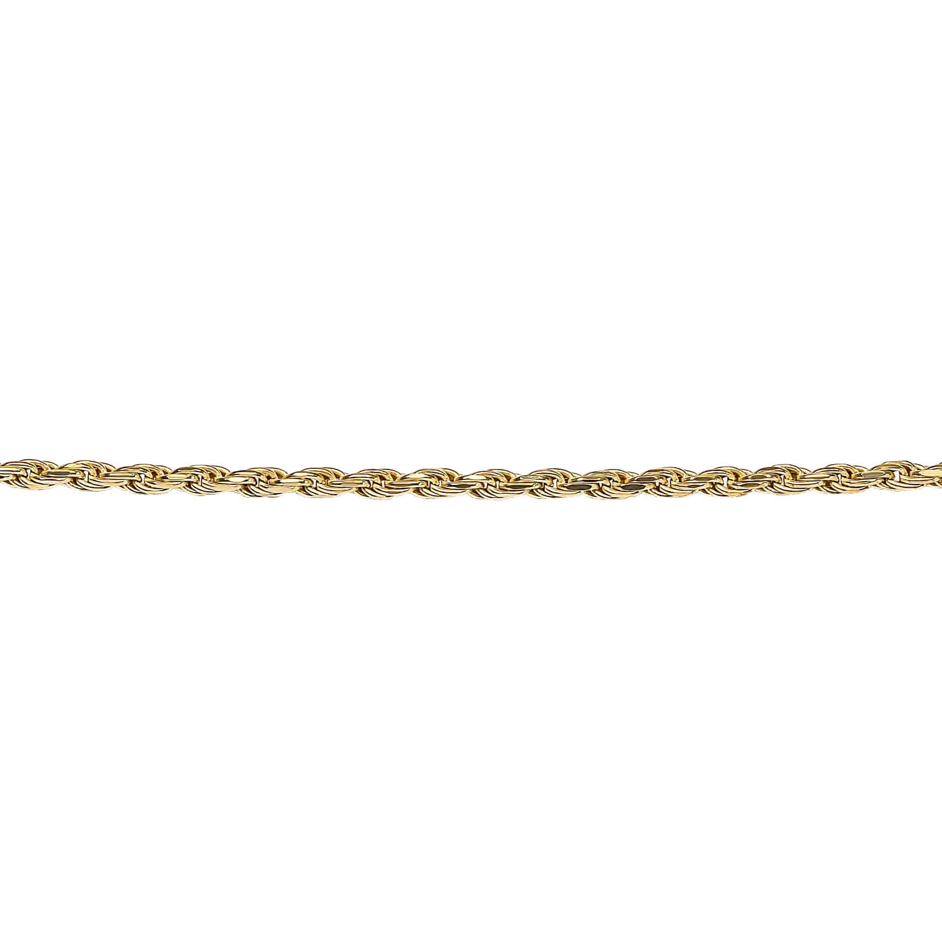 Gecko Jewellery Recycled Sterling Silver Corda Chain – 41cm-46cm