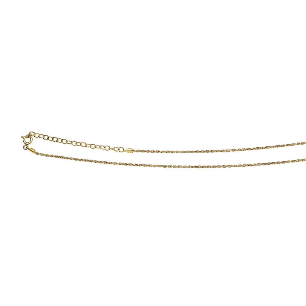 Gecko Jewellery Recycled Sterling Silver Corda Chain – 41cm-46cm